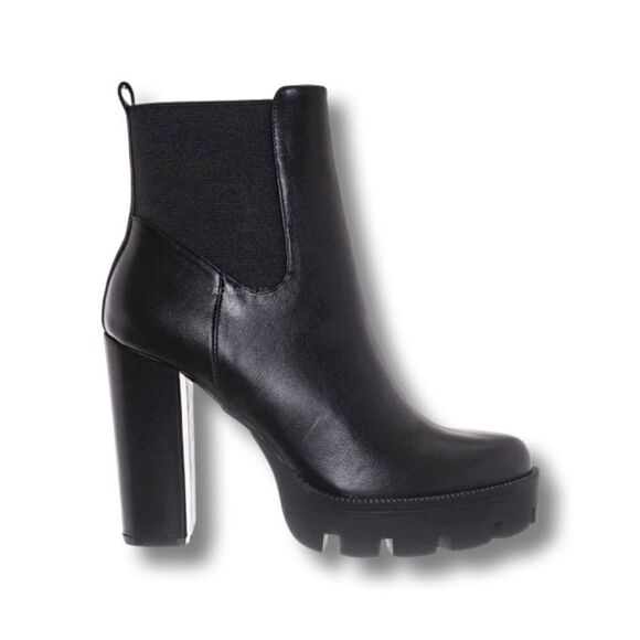 X2B Block Heel Zip Chelsea Boot - Picture 2 of 13